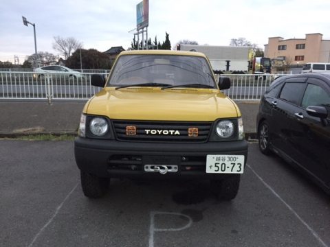 ９５　黄色　デモカー　ランドクルーザー